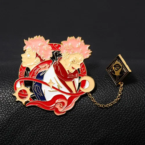 Vista 3 de JJK Megumi & Gojo Enamel Pin - Anime Figure Pins - Christmas Gifts for Kids Girls Teens Women Men and Anime Lovers