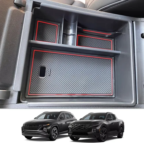 Vista 10 de CDEFG Bandeja organizadora de consola central para Santa Cruz 2022-2026 2022 2023 2024 2025 2026 Santa Cruz Accessory, Middle Console Tray
