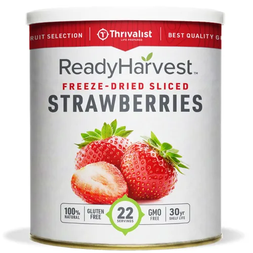 Vista 19 de Ready Harvest Alimentos deshidratados - Chips de manzana Alimentos de emergencia Kits de campamento y supervivencia Lata #10 Vida útil de 25