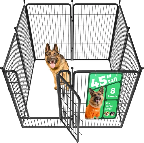 Vista 78 de FXW Rollick - Corralito para perros para patio, campamento con casa rodante, patentado, 24 pulgadas, 2 paneles Fácil instalación, resistente