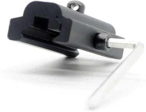 Vista 3 de Adaptador de bípode con perno de cabestrillo apto para riel Picatinny de 0.787 in y Weaver con 3 agujeros