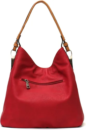 Vista 3 de Janin Handbag Bolso de hombro estilo cubo con correa extra larga