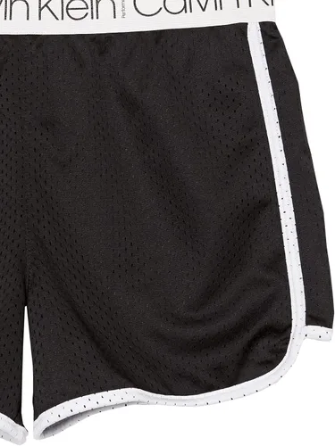 Vista 4 de Calvin Klein Pantalones cortos deportivos de malla sin cierre para niña