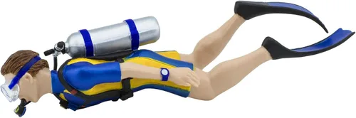 Vista 2 de Safari Ltd. Kevin the Underwater Adventurer Figurine – Figura detallada de plástico de 7 pulgadas – Divertido juguete educativo para niños, niñas
