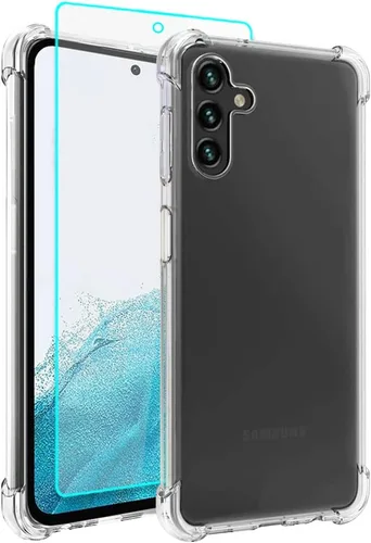 Vista 8 de Funda para Samsung A54 5G, Galaxy A54 5G con protector de pantalla HD, [grado militar de 16 pies a prueba de caídas], anillo protector a prueba
