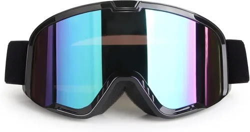Vista 8 de Gafas de motocicleta para hombres y mujeres, gafas de motocross, de ATV, gafas para montar, gafas de viento, gafas de visión amplia, gafas