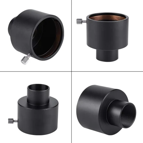 Vista 8 de Diyeeni Adaptador de ocular de telescopio de 1.25 a 2 pulgadas, adaptadores de foto para telescopio, Adaptador de montaje de foco de telescopio