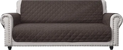 Vista 8 de CHHKON Fundas para muebles, funda de sofá con bolsillos laterales, 100% impermeable, acolchada, protector de muebles para perros, mascotas y sofá