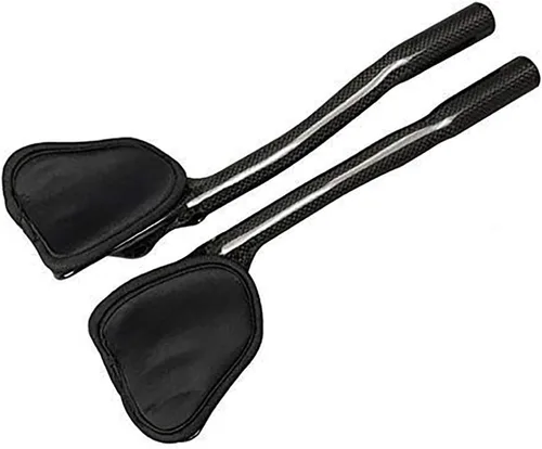 Vista 15 de TT Bars Carbon Bike Areo Bars Manillar RXL SL Bullhorn Manillar 340 Carbon Aero Bars Aero Manillares Negro 3K Brillante 31.8X340mm Triatlón Aero