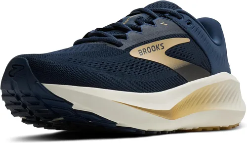 Vista 7 de Brooks Anthem 8 - Tenis de correr para hombre Blanco/Negro/Bronceado