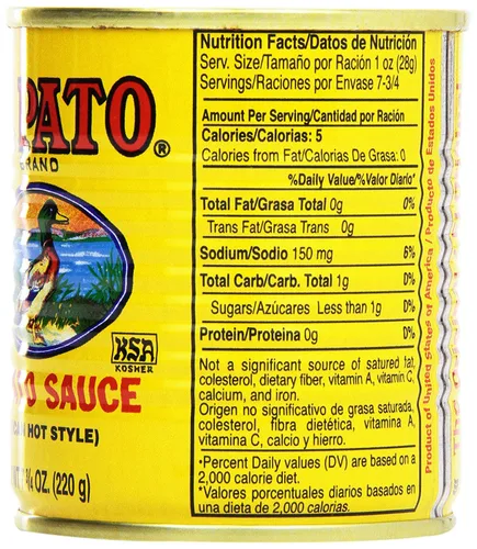 Vista 2 de El Pato ¡Paquete de salsa surtido! 2 cada 3 sabores incluidos. ¡Ahora tu comida sabe auténtica!