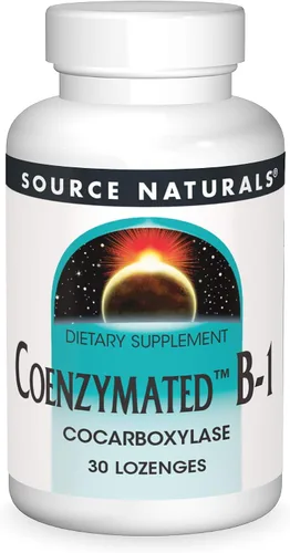 Vista 5 de Source Naturals Coenzymated B-1 25mg Tiamina Cocarboxilasa de acción rápida Disolución Rápida - 60 Pastillas