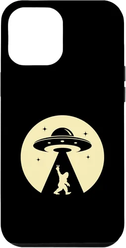 Vista 6 de iPhone 14 Alien big foot ufo nave espacial extraterrestre para hombres caso de regalo