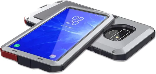 Vista 8 de Casa Funda híbrida a prueba de golpes de metal de aluminio de aleación para Samsung Galaxy Note 9-Negro
