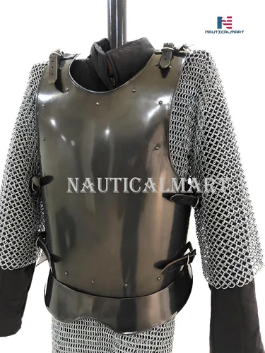 Vista 3 de Armor Breastplate Dark Warrior - Epic Dark Large - Gris Armour