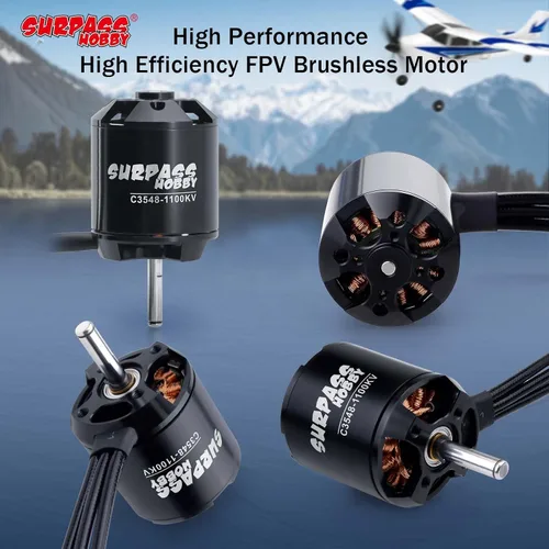 Vista 4 de Surpass C3548 1100KV Motor sin escobillas para aviones RC Ala fija