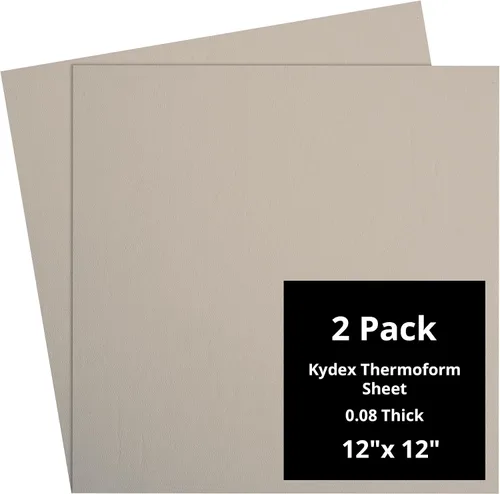 Vista 129 de Kydex Sheets - Solid Color DIY Kit for Crafting Holsters, Sheaths, and Mag Pouches - (8x8, 8x12, 12x12), Premium Thermoform Sheets - Thick, Durable