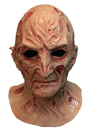 Vista 4 de Máscara de Adulto Freddy Krueger de Pesadilla en Elm Street 4 Multicolor