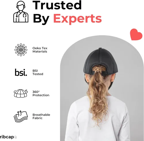 Vista 7 de Ribcap Casco médico para niños Gorra de béisbol con correa para la barbilla Casco suave para epilepsia Casco protector para convulsiones