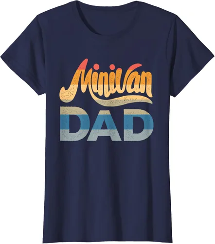 Vista 23 de Minivan Dad Mini Van Proud Father Funny Parent Camiseta con cita para papá, Negro