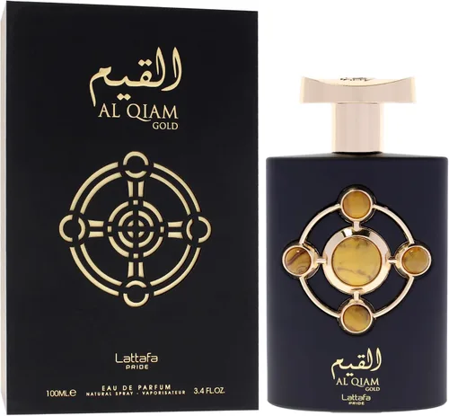 Vista 3 de Lattafa Perfumes Al Qiam Gold para Eau de Parfum en espray unisex, 3.4 onzas
