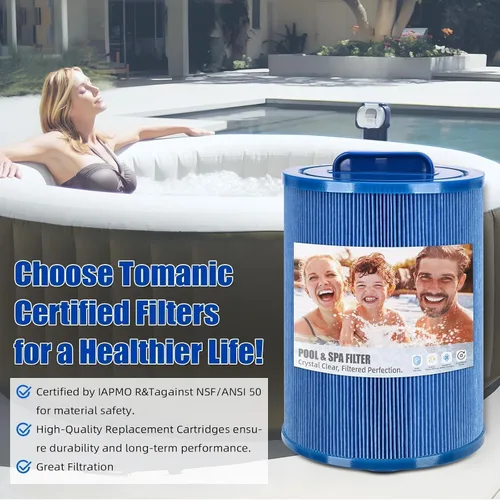 Vista 5 de Filtro de spa 6CH-940 reemplaza el filtro de repuesto PWW50P3 Filbur FC-0359, jacuzzis Aber 03FIL1400, Waterway 817-0050 PWW50 certificado con NSF50