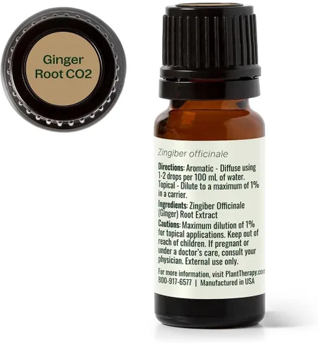Vista 7 de Terapia herbolaria, raíz de jengibre Extracto de CO2. 100% puros, sin diluir, grado terapéutico. 1/3 oz. Aceite de jengibre puro y sin diluir