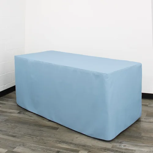 Vista 24 de Mantel rectangular de poliéster ajustable de 4 x 24 pulgadas, color negro, funda de mesa de boda prémium