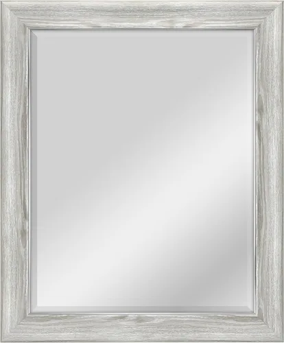 Vista 11 de MCS ovalados de plata, Beaded Espejo de pared, 21-Inch by 31-inch