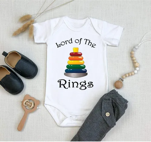 Vista 3 de TripleBDesigns Lord of the Rings - Mameluco de una pieza para recién nacido