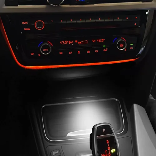 Vista 6 de Jaronx Compatible con luz ambiental de consola LED BMW para Serie 1 F20 F21, Serie 2 F22 F23, Serie 3 F30 F31 F80, Serie 4 F32 F33, X1 E84, luces