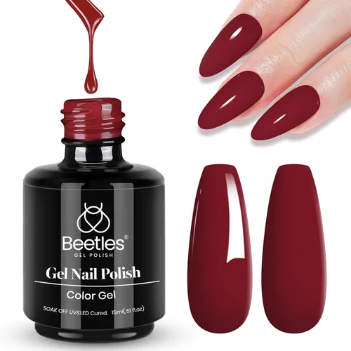 Vista 100 de Beetles - Esmalte de uñas en gel, 1 unidad de 0.5 onzas fluidas (15ml), extracción por remojo, arte de uñas, estética de manicura, bricolaje, curado