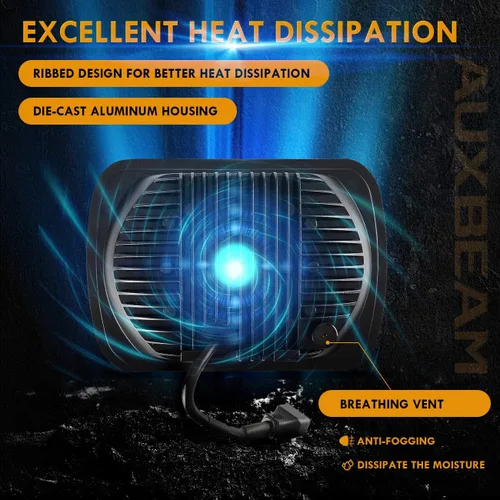 Vista 3 de Auxbeam Faro LED de 5 x 7 de haz alto y bajo, 85 W, 7 x 6 pulgadas, con ojos en ángulo DRL, aprobado por DOT, H6054 para Jeep Wrangler Cherokee XJ