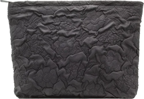 Vista 45 de Pazimiik Bolsa de maquillaje floral, grande, de algodón, con cremallera para bolsa de viaje, organizador de maquillaje de lona para mujeres