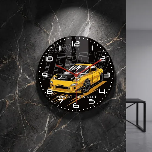 Vista 8 de 12 pulgadas garaje que compite con el reloj de pared del coche silencioso