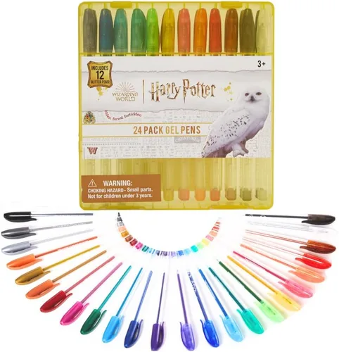 Vista 11 de Innovative Designs Beetlejuice - Juego de bolígrafos de gel para niños, paquete de 24 con bolígrafos de gel con purpurina, bonitos bolígrafos