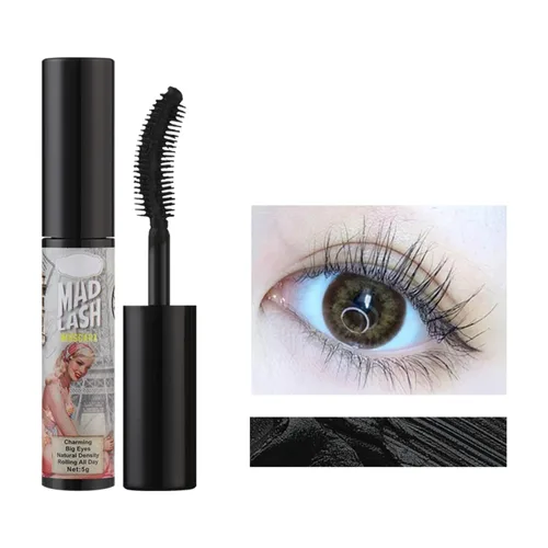 Vista 6 de Regalos de Halloween, pestañas de colores, maquillaje, voluminizador, construcción de volumen, impermeable, sensacional, lavable, alargamiento 6