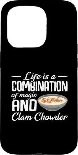 Vista 14 de iPhone 16 Life is a combination of magic and Clam Chowder Case