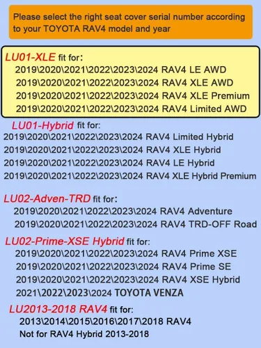 Vista 12 de Fundas de asiento RAV4 de ajuste personalizado, piel sintética impermeable para Toyota RAV4 2013-2018 (beige)