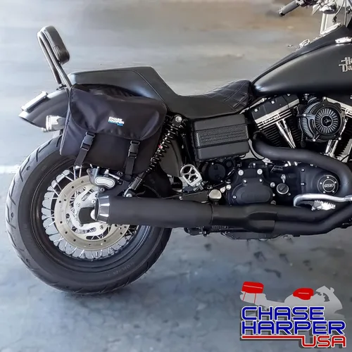 Vista 3 de Chase Harper USA 3700 Cruiser - Alforjas resistentes al agua, nailon balístico de grado industrial, vinilo antiarañazos en la pared orientada hacia