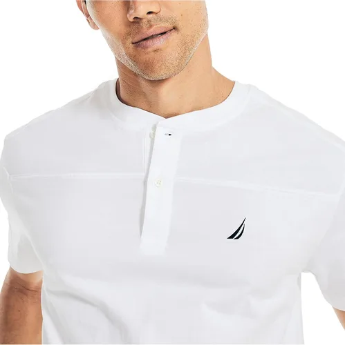 Vista 4 de Nautica Henley de manga corta para hombre