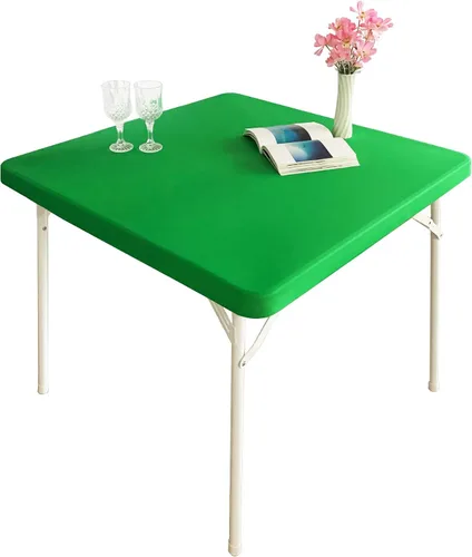 Vista 15 de Mantel elástico para mesa auxiliar de cóctel, ajustable de elastano, tamaño pequeño, para mesa auxiliar, 24 x 24 pulgadas, color beige