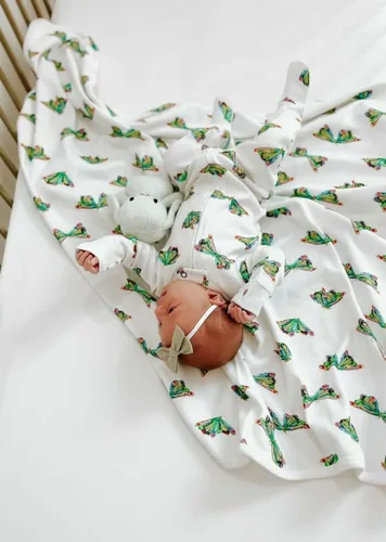 Vista 3 de L'ovedbaby Mameluco Unisex para bebé de algodón orgánico con cremallera de 2 vías