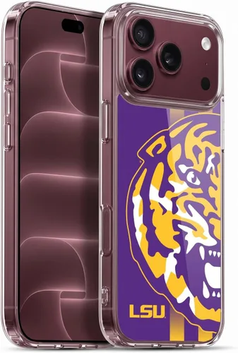 Vista 247 de Head Case Designs Funda de gel suave con licencia oficial de la Universidad Estatal de Louisiana LSU Camou compatible con Apple iPhone 7 Plus/iPhone