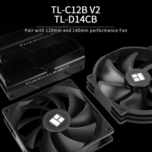 Vista 5 de Thermalrlght Peerless Assassin 140 - Enfriador de aire negro para CPU, 6 tubos de calor, disipador de calor de torres duales, ventiladores PWM