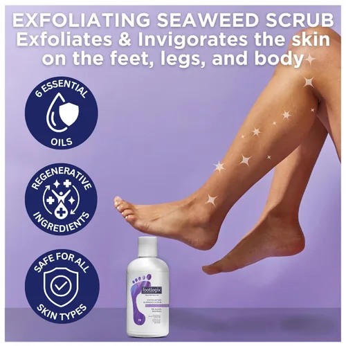 Vista 2 de FOOTLOGIX Exfoliante exfoliante de algas, 8.45 oz
