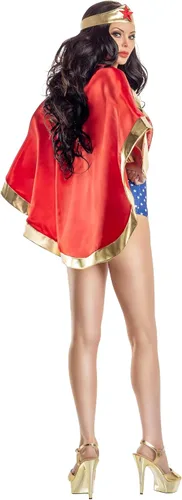 Vista 2 de Party King Disfraz sexy de 4 piezas para mujer Wonderful Babe