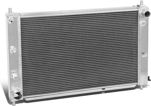 Vista 7 de DNA Motoring RA-F10061-L6-3 - Radiador de aluminio completo de 3 filas compatible con Ford F-100 61-64 / F-250 / F-350 Pickup
