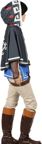 Vista 5 de Links Disfraz Deluxe Cape Belt Slate Legend Wild Version Cosplay Trajes