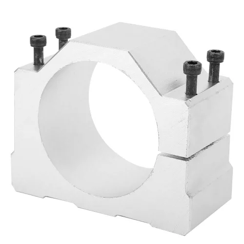 Vista 9 de Soporte de motor CNC, abrazadera de montaje de motor de husillo de aluminio con tornillos, juego de herramientas para husillo CNC grabado máquina